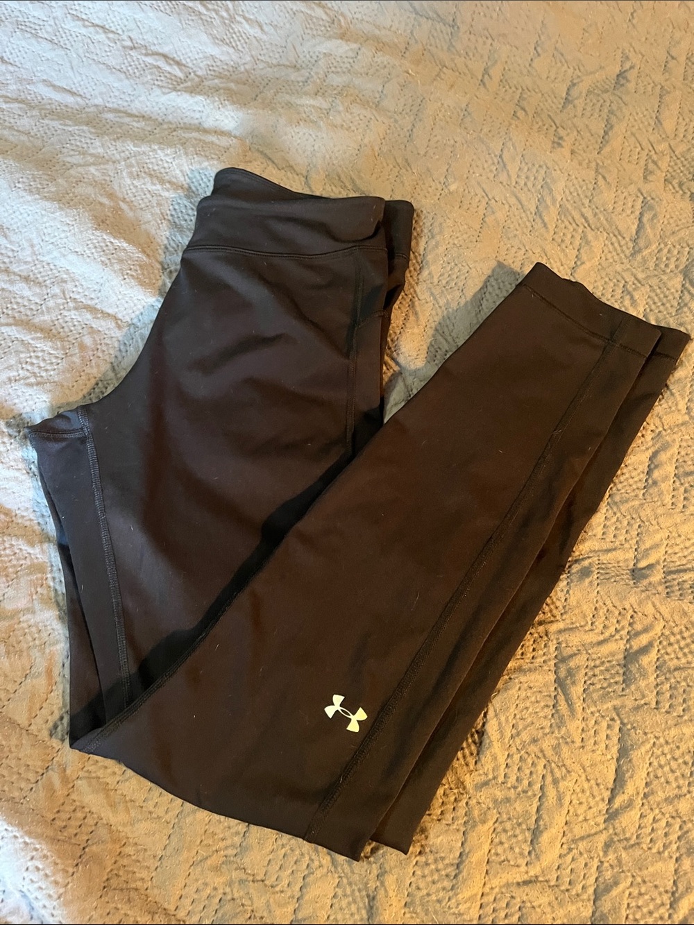 Under Armour Black womens' Logo Athletic Leggings